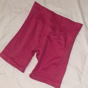 Pink bike shorts